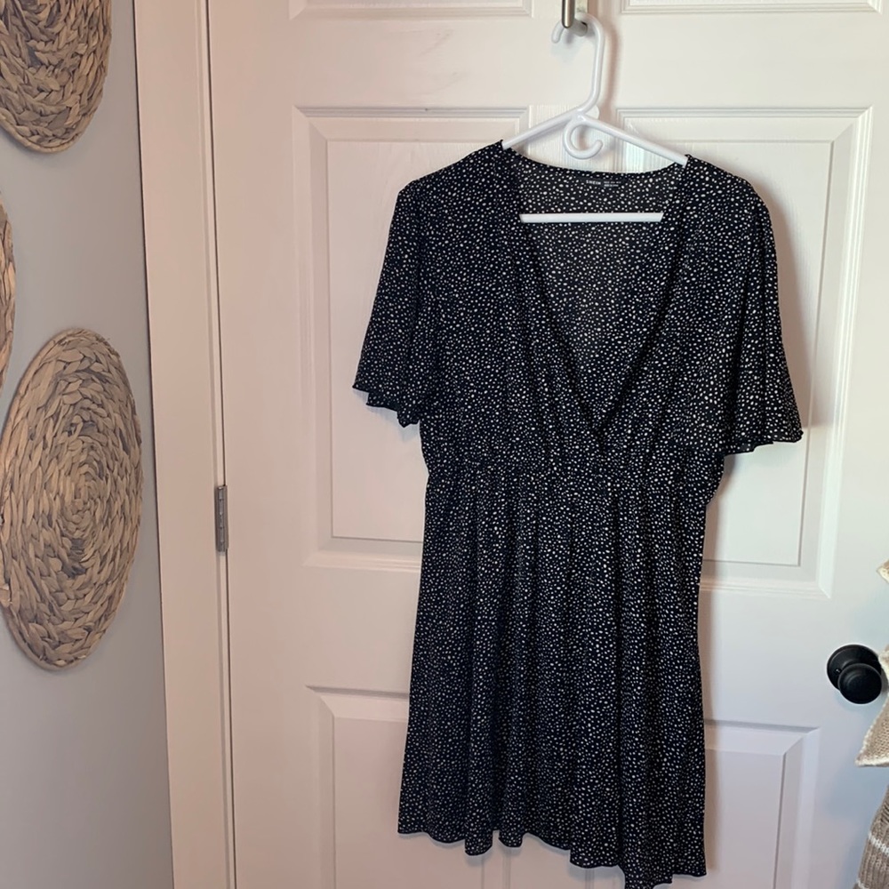 Polka dot mini dress